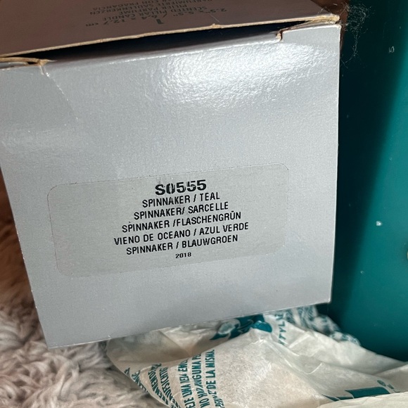 Partylite Pillar Candle Spinnaker Teal S0555 2.5”x5.5” - Picture 4 of 5